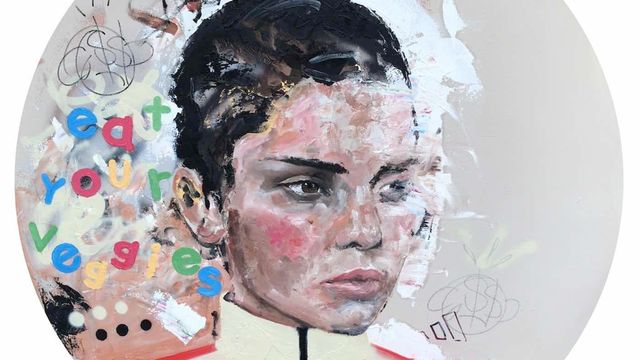 your veggies painting by Preston Paperboy