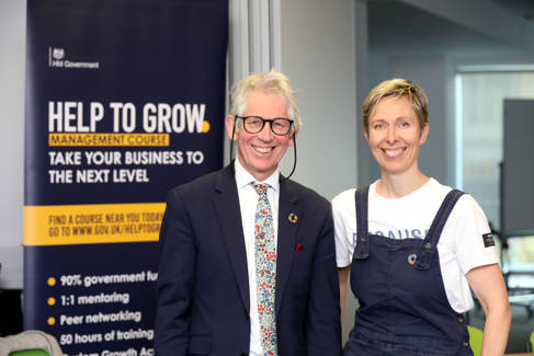 University of Brighton Help to Grow course lecturer and business attendee