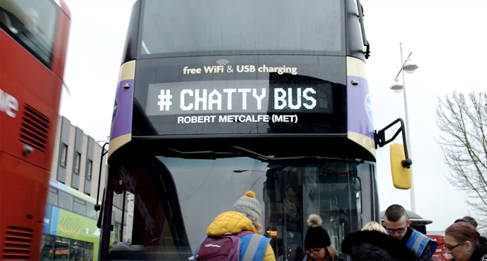 University of Brighton Chatty Bus