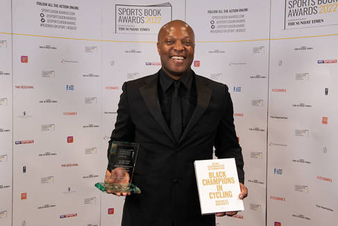 Dr Marlon Moncrieffe with his Sunday Times book win