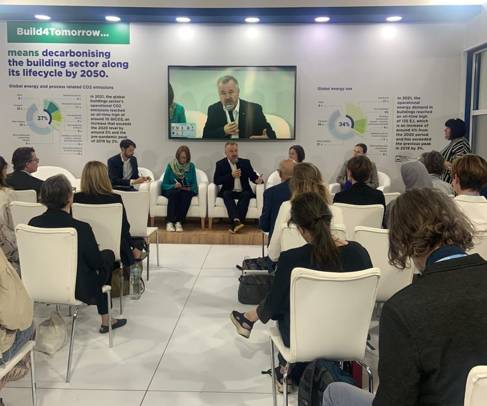 Duncan Baker Brown in debate at COP27