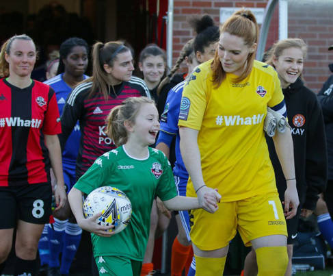 Faye Baker at Lewes Football Club