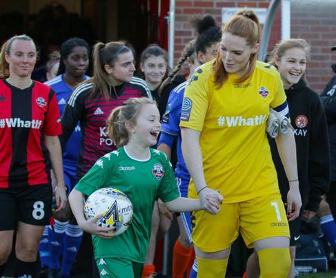 Faye Baker at Lewes Football Club