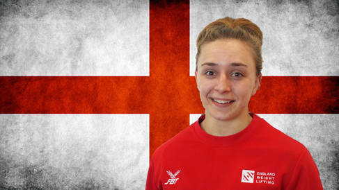 Jess Gordon Brown Team England weightlifter