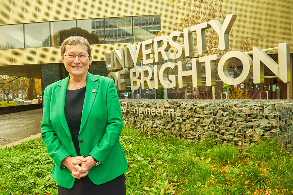 Debra Humphris 2022 outside AEC