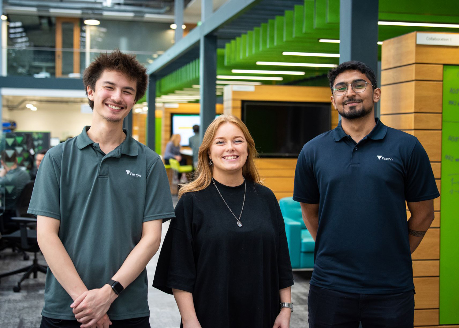 Three scholarship students