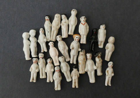 Frozen Charlotte dolls from Sally Jones' collection