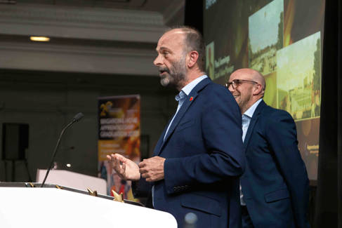 Paul Jennings, Social Value Manager, with Rob Hendley, Project Manager, Morgan Sindall Construction