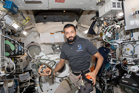 Dr Sultan Al-Neyadi on the International Space Station