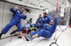 Walking in the air: University of Brighton researchers touch down after testing ground-breaking devices in zero gravity