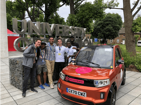 University of Brighton team