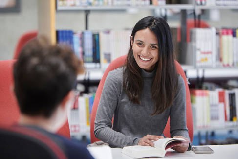 Library staff and young adult