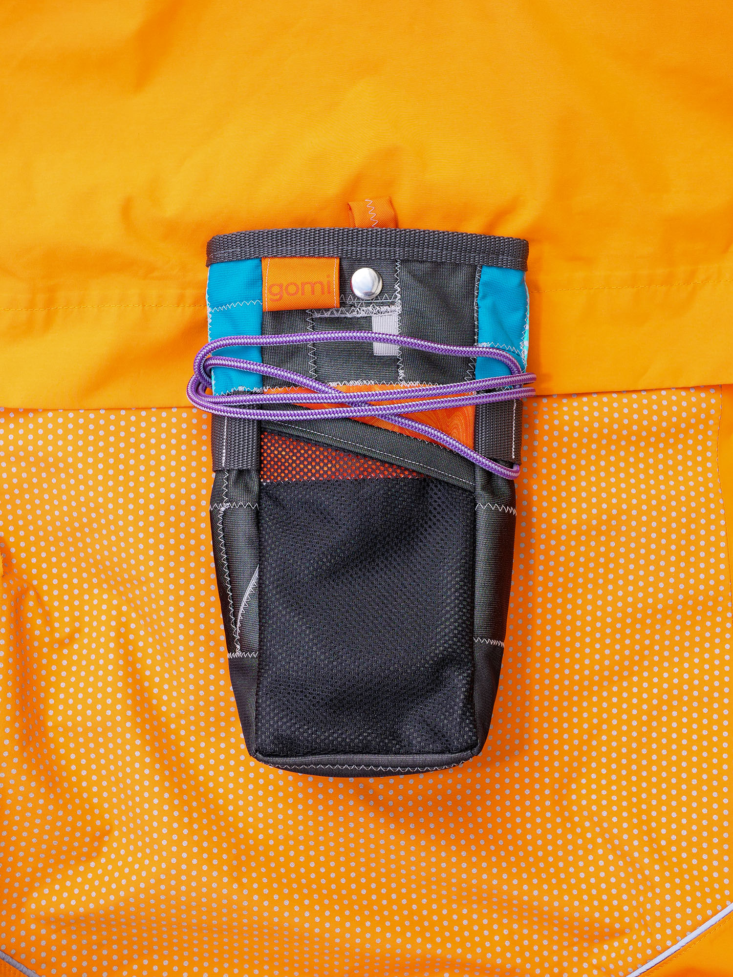 Sustainable bag made out of courier uniform