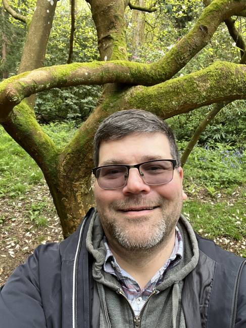 Andy in the moss