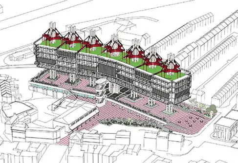 Reimagined Newhaven-Dieppe buildings
