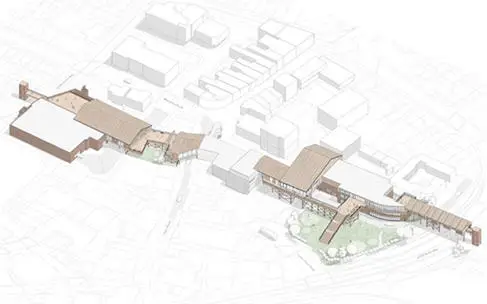 Student reimagined Newhaven buildings