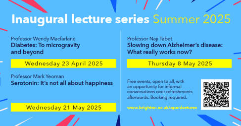 Inaugural lecture series Summer 2025 graphic