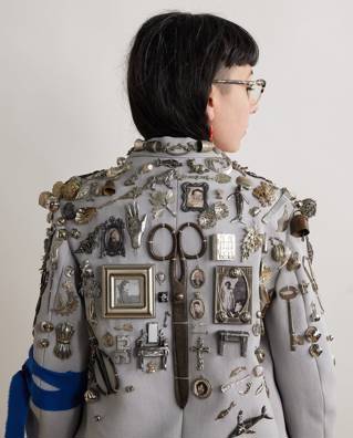 Sabrina Nieddu  jacket design from back