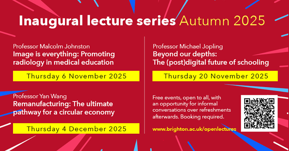 Inaugural lecture series Autumn 2025