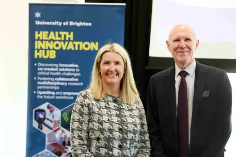 Professor Donna Whitehead and David Webb