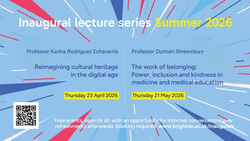 Inaugural series poster of events