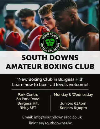 South Downs Amateur Boxing Club poster
