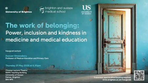 The Work of Belonging inaugural lecture by Duncan Shrewsbury