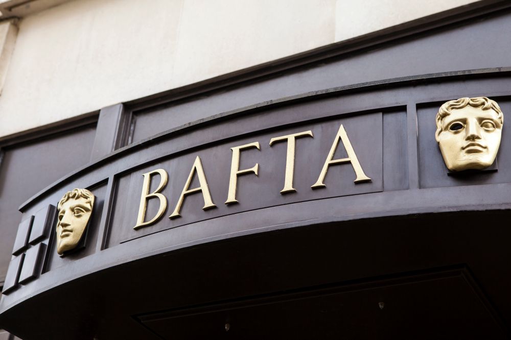 BAFTA logo above a door