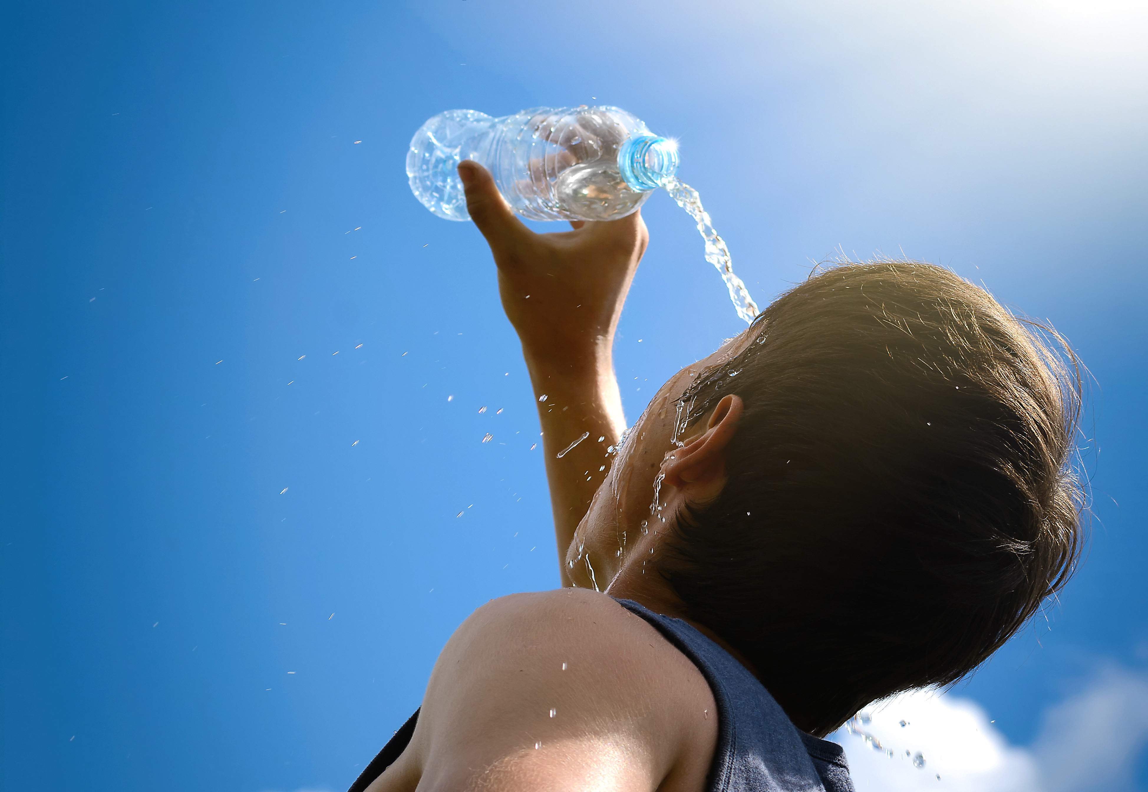 Cooling face with water