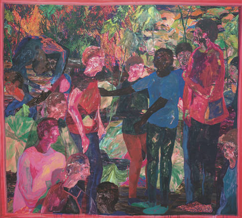 Painting of a group of people 