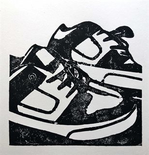 Roxy Burrage. Printmaking example