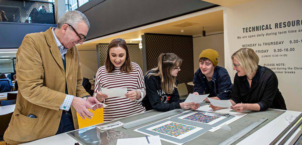 Dr Julia Winckler with students