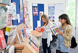 Students reading