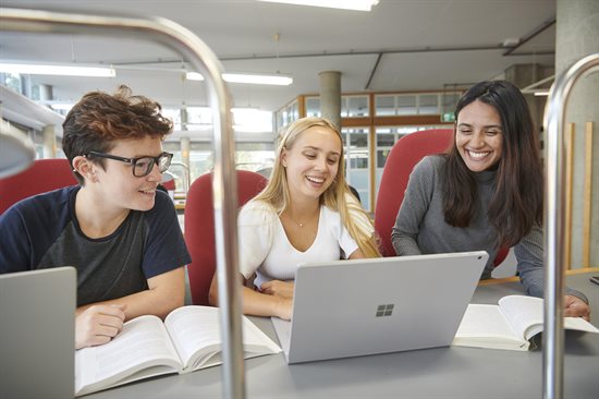 students-in-library