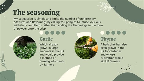 Poster about seasoning food